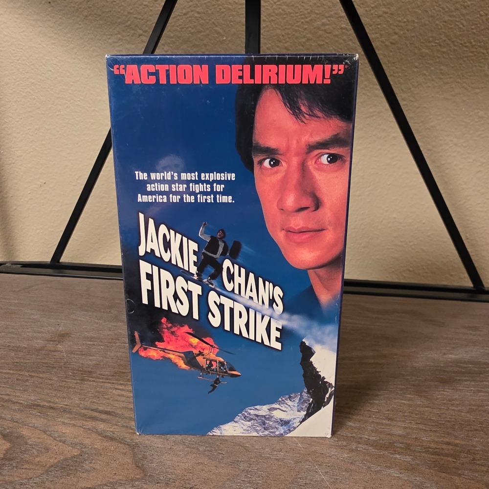 Jackie Chan's First Strike VHS 1997 New Line Home Video Martial Art Action Movie